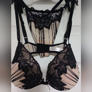 DKNY Black Lace Women's Intimate Set